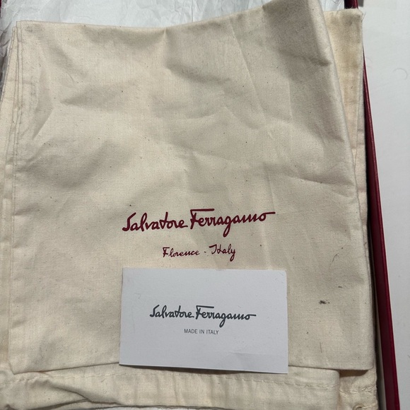 Salvatore ferragamo Marlin brown double monkstrap shoe size 8.5 - Picture 6 of 7